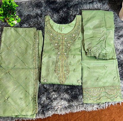 3D Luxe – Premium Embroidered 3-Piece Suit ✨